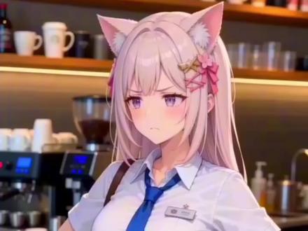 #A|咖啡店员的特别服务#随变ai随便玩#随变