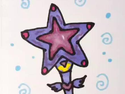 巴啦啦能量 嗦多卡啦~#魔仙棒 #巴啦啦小魔仙 #简笔画 @抖音小助手