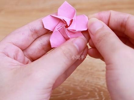 绯英的迷你樱花尺,美哭了好吗? #迷你手工 #抖音宝藏生活家#手工人的奇思妙想 #折纸 #手工diy