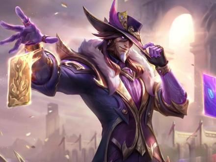 赛季奖励皮肤、胜利之神崔斯特!赢15把排位获得!