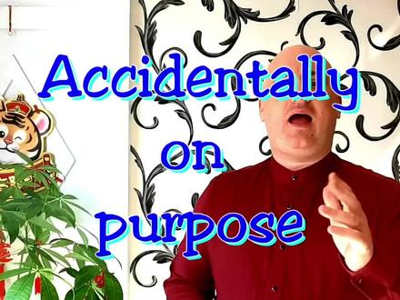 Accidentally on purpose 是什么意思?#英语 #学英语 #英语口语 #外教老师 #英文谁不会 #每日英语