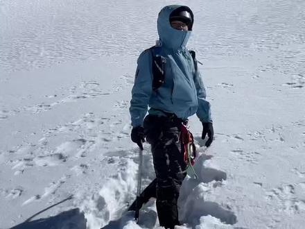 公主少爷们 快来爬雪山吧#乌库楚#四姑娘山#登山