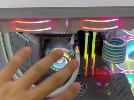 实测瓦尔基里GL360 散热确实给你!#水冷电脑#一体水冷
