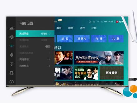 @51TV影视 海信智能电视连接有线和无线网络路由器的操作方法 #海信电视#连接路由器 #电视连不上wifi