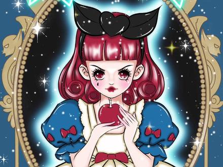 白雪公主暗黑解读🍎俄狄浦斯情结🎀结局轮回的宿命细思极快🎨画又梨暗黑童话#白雪公主 #暗黑童话 #procreate绘画 #又梨 #毁童年