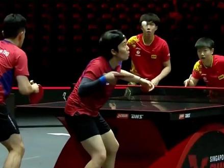 香港总决赛新消息,孙颖莎王楚钦回应被打1比11,日乒组合险胜 #国乒 #孙颖莎 #王楚钦 #乒乓球 #竞技体育