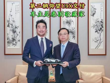 全球第二辆仰望U9X交付,被泰国收藏家当艺术品购买 #仰望u9 #仰望U9X #超跑