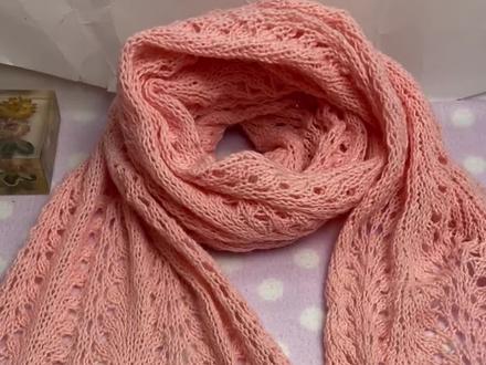 凤尾花围巾教程第一部分:如何起针