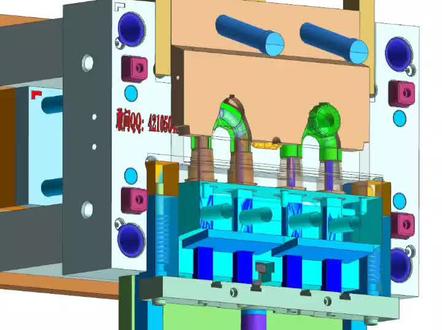 敢问模具运动仿真之摆动强制抽芯