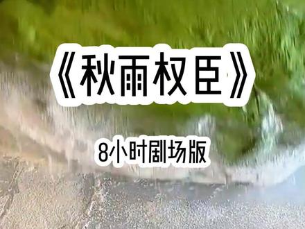 《秋雨权臣》8小时剧场版 #女生必看 #宝藏小说 #手工diy
