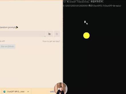 小白,自己在本地搭建ChatGPT最新的API,用来学习很不错 #ChatGPT #api #进步哥
