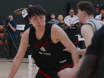 杨瀚森随队参加合练,面部挫伤仍未康复,克林根罗威明天有望复出 #杨瀚森 #开拓者 #NBA #克林根 #斯普利特