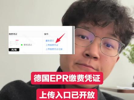 TEMU上传德国EPR缴费凭证 德国EPR缴费、申报、上传凭证详细流程#德国epr #temu #江洋跨境