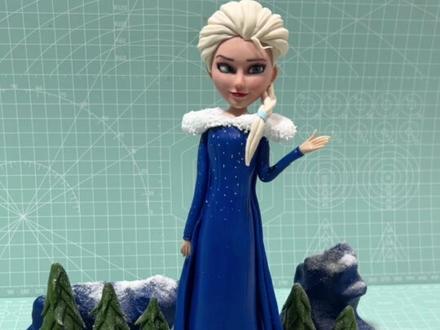 手工制作艾莎女王#冰雪奇缘 #手工