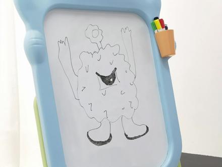 十秒学会动画片里的独眼小怪兽画法#创意美术 #简笔画 #babygo画板