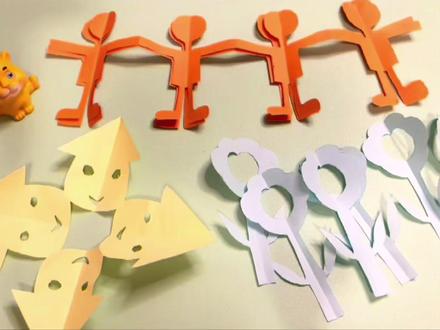 轴对称剪纸,剪一剪,画一画,数学知识掌握了,开心 #轴对称剪纸 #旋转风车 #数学