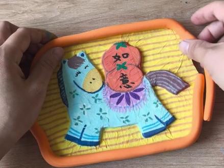 好可爱的小马装饰画#小马装饰画#旧物改造#变废为宝#丙烯马克笔 #泰驰马克笔 #旧物改造