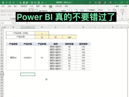 Power BI 不只为了可视化 更是为了方便数据分析#excel技巧 #excel教程 #powerbi