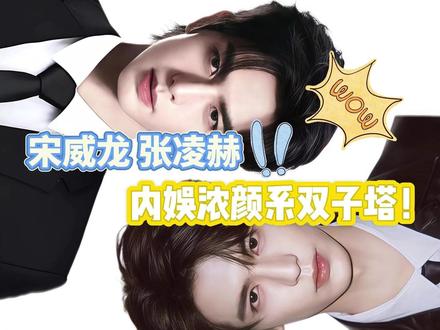两张势均力敌的脸 让我一天嘴角都没压下去过!#宋威龙 #张凌赫 #浓颜系 #颜值