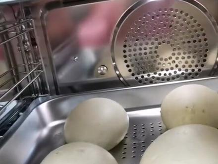 西门子蒸烤一体机蒸馒头了!