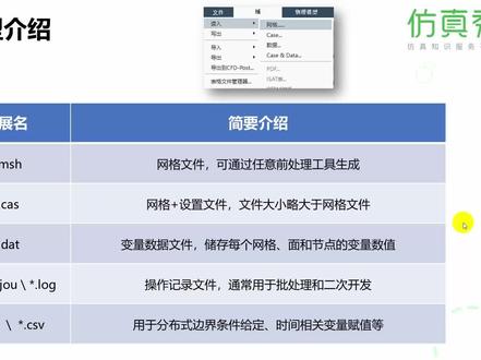 【Fluent 2022入门课】第16讲:保存结果与Fluent文件类型介绍