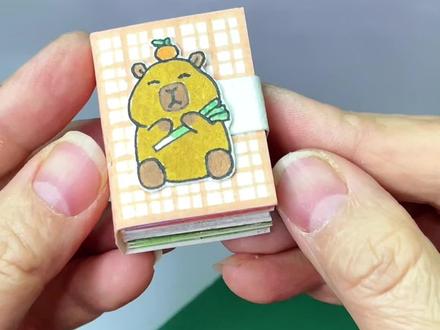 第214集: 手工自制卡皮巴拉迷你换装豆豆本,美乐蒂和云宝头套太可爱了,简单好玩的卡皮巴拉换装安静书手工制作,卡皮巴拉手工玩具书,下期出教程,快一起来玩吧#手工diy #豆豆本 #卡皮巴拉 #安静书 #自制玩具