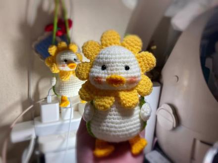 秋千鸭(第二篇)#纯手工编织