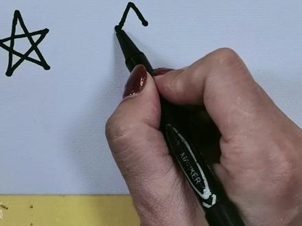 五角星★国旗的画法#五角星 #国旗