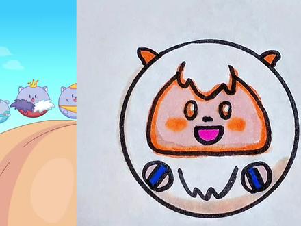 #简笔画#喜羊羊与灰太狼 的抖肩舞