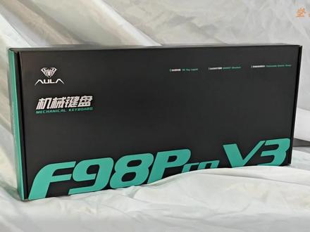 狼蛛F98 Pro V3粉透雪烟轴测评:HIFI声+软弹手感,颜控党的实力派选择#电竞键盘推荐 #高端电竞装备 #电竞装备配置 #好看的外设 #狼蛛f98prov2