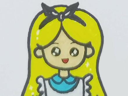 灰姑娘的画法,简单卡通人物画法#卡通人物简笔画 #简笔画 #零基础学画画 #q版动漫人物 #幼儿简笔画教程 @DOU+小助手