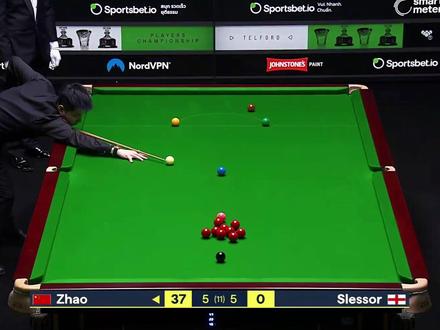 球员锦标赛,赵心童四连胜击败斯莱瑟晋级8强,决胜局攻防大战! #2026斯诺克球员锦标赛 #台球 #赵心童 #斯莱瑟