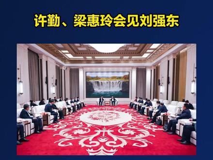 许勤、梁惠玲会见刘强东