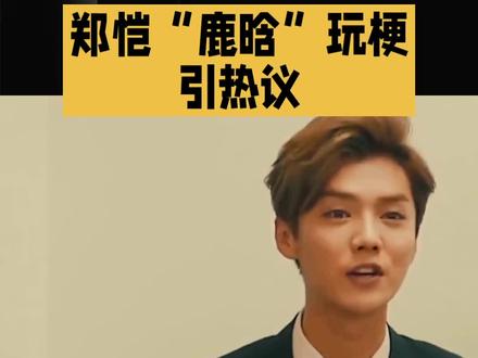 郑恺“鹿晗”玩梗引热议