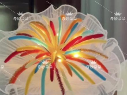 扭扭棒教程|烟花花束教程来喽 #扭扭棒 #手工diy #手工 #动画 #新年礼物