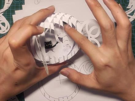 【纸雕】立体球教程 #手工 #diy #爱生活爱手工