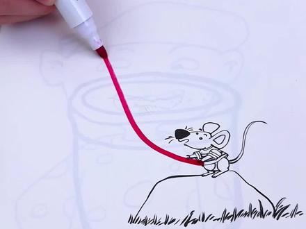 孩子喜欢的#创意漫画绘本 ,画一半留一半,让孩子充分发挥想象力,循序渐进的画风,还能跟孩子一起画#亲子互动 #儿童绘画 #创意儿童美术