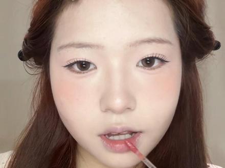 韩妆的正确打开方式#韩妆教程 #美妆模范生 #人间水蜜桃妆容#方圆脸妆容 #小羊