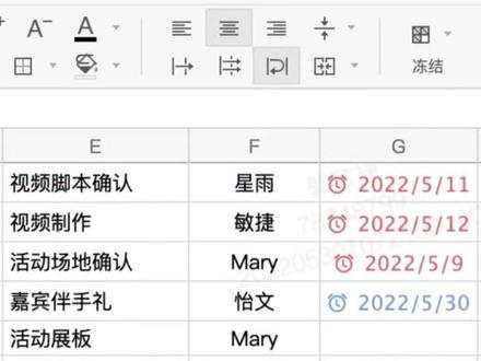 到期自动提醒,这个项目、日程管理小功能简直不要太实用!#办公技巧 #excel技巧