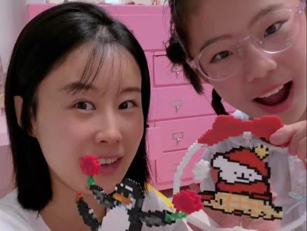 她做不做这套试卷就看大家了❗️ #拼豆 #diy #我的手工日常 #亲子互动 #挑战