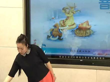 湘教湘文艺版小学一年级音乐下册_(唱一唱)是谁在敲_0公开课优质课视频获奖课件