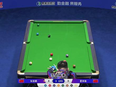 九球复盘来了,百步穿杨张堃鹏对战爱徒夏李傲#独牙九球比赛 #张堃鹏 #夏李傲 #清台思路 #台球是一种生活