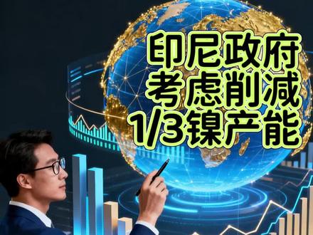 印尼政府放出一个重磅信号:2026年,全国镍产量拟削减约34%,目标总量压到2.5亿吨左右。
#印尼 #镍 #红土镍矿 #电池 #新能源