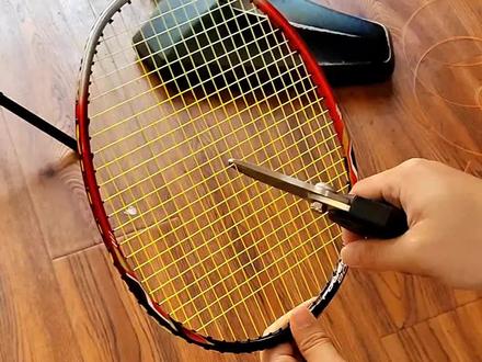 羽毛球线不要非得等到断了才换线#羽毛球 #羽毛球线 #羽毛球知识