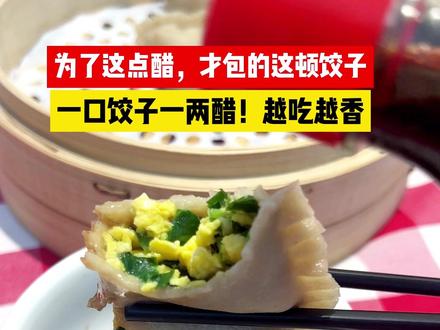 就是为了这口醋才包的这顿饺子,一口饺子一两醋越吃越香#宁化府老陈醋 #山西老陈醋 #醋门永存
