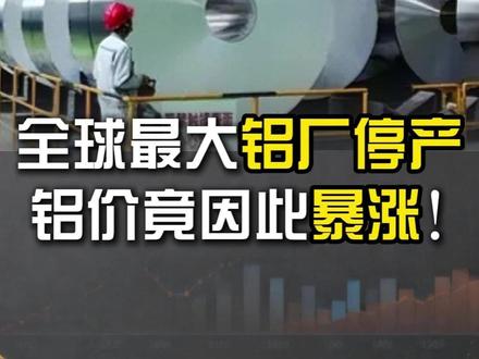 全球最大铝厂停产,铝价竟因此暴涨! #铝价 #美伊战争#财经 #硬核深度计划 #零基础看全球