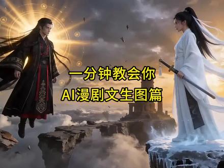 AI漫剧文字生图片 小白入门视频,一起看看吧#AI漫剧 #AI创作浪潮计划
