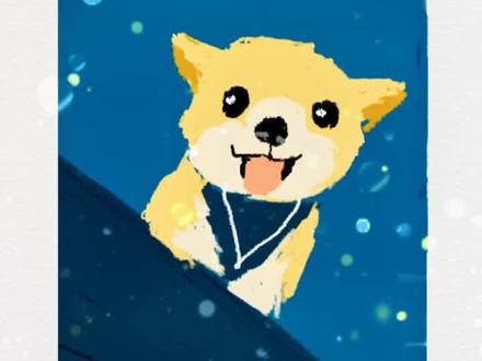 小萌宠柴犬来啦,喜欢可以画画去做头像哦#备忘录手绘 @DOU+小助手