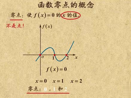 函数零点的概念