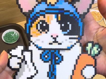 察言观色🐱:萝卜纸巾同时在手会触发“蒸蚌”吗@超级无敌大开门
图纸@尐布阿姨【定制戳我
#萝卜纸巾 #我和我的猫 #拼豆#超聪明小猫